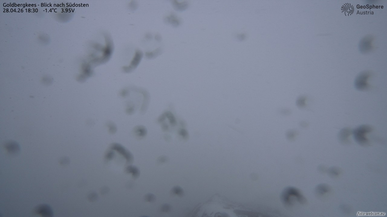 Archiv Foto Webcam Goldbergkees - Südost