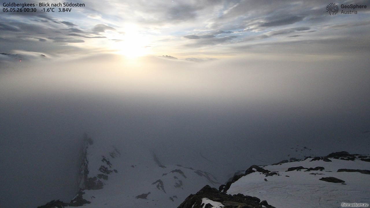 Archiv Foto Webcam Goldbergkees - Südost