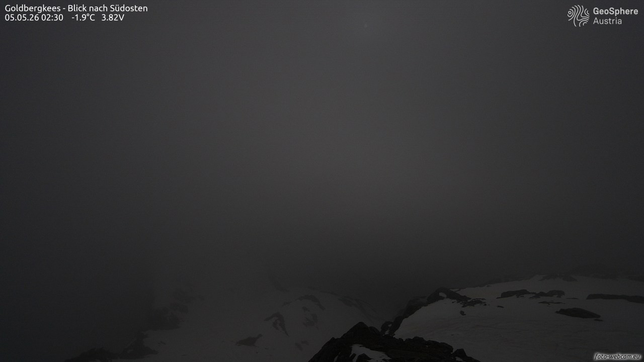 Archiv Foto Webcam Goldbergkees - Südost