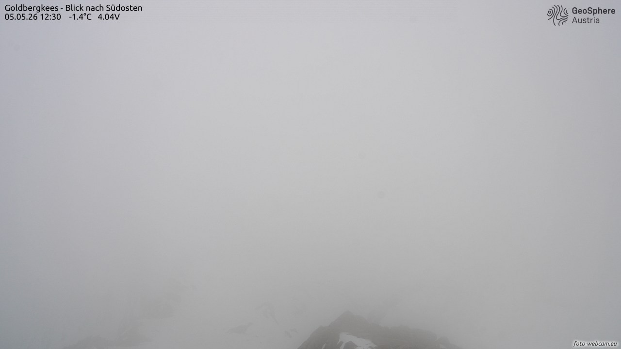 Archiv Foto Webcam Goldbergkees - Südost