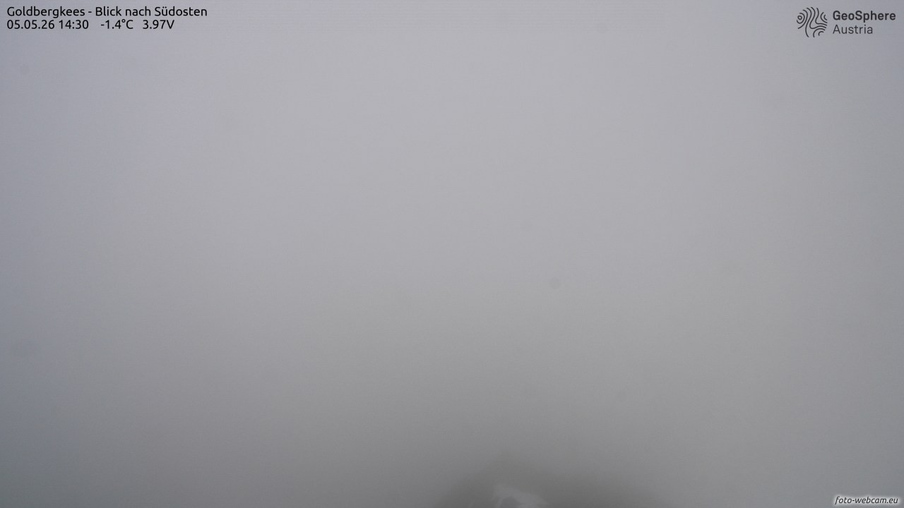 Archiv Foto Webcam Goldbergkees - Südost