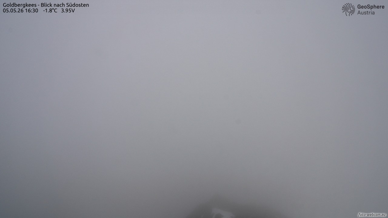 Archiv Foto Webcam Goldbergkees - Südost
