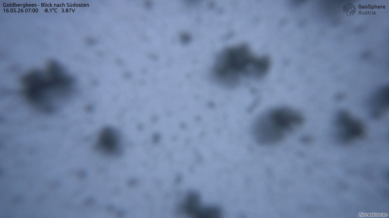 Archiv Foto Webcam Goldbergkees - Südost