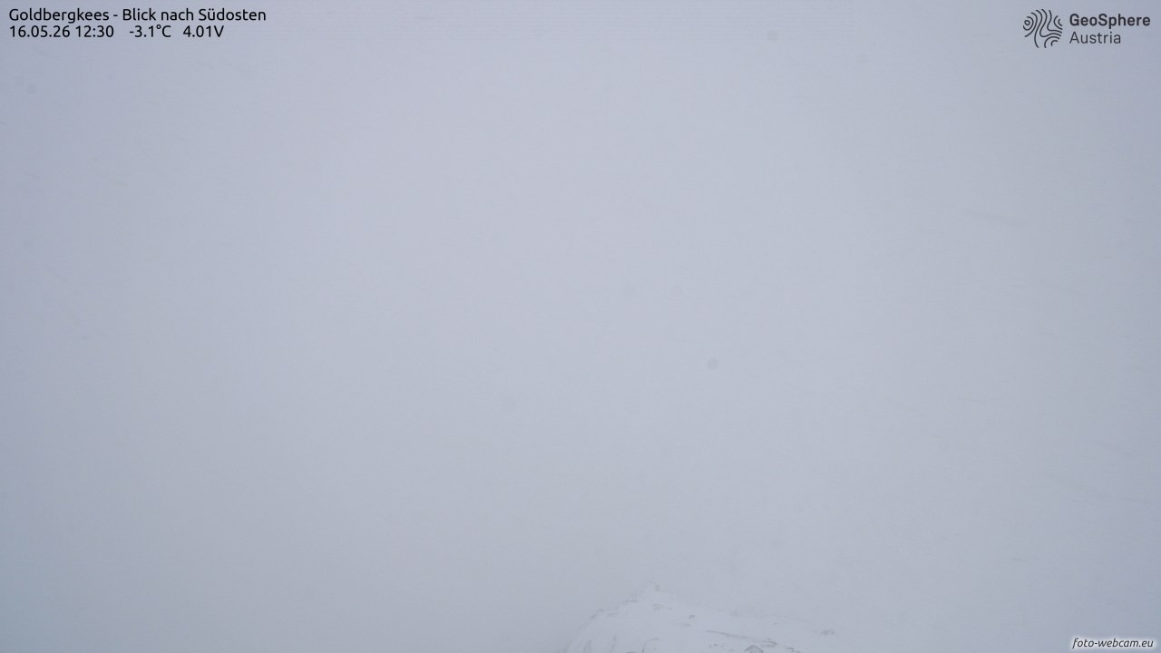 Archiv Foto Webcam Goldbergkees - Südost
