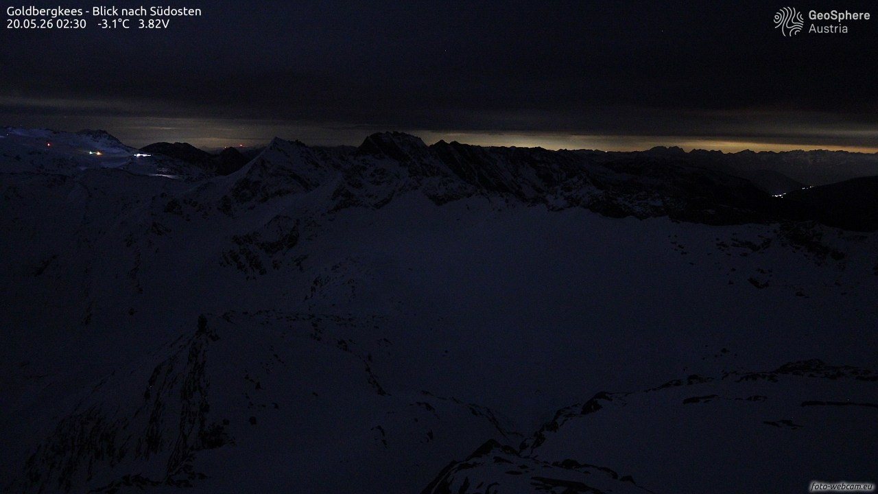 Archiv Foto Webcam Goldbergkees - Südost