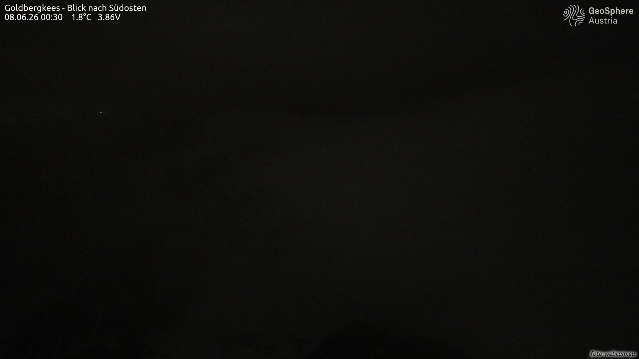 Archiv Foto Webcam Goldbergkees - Südost