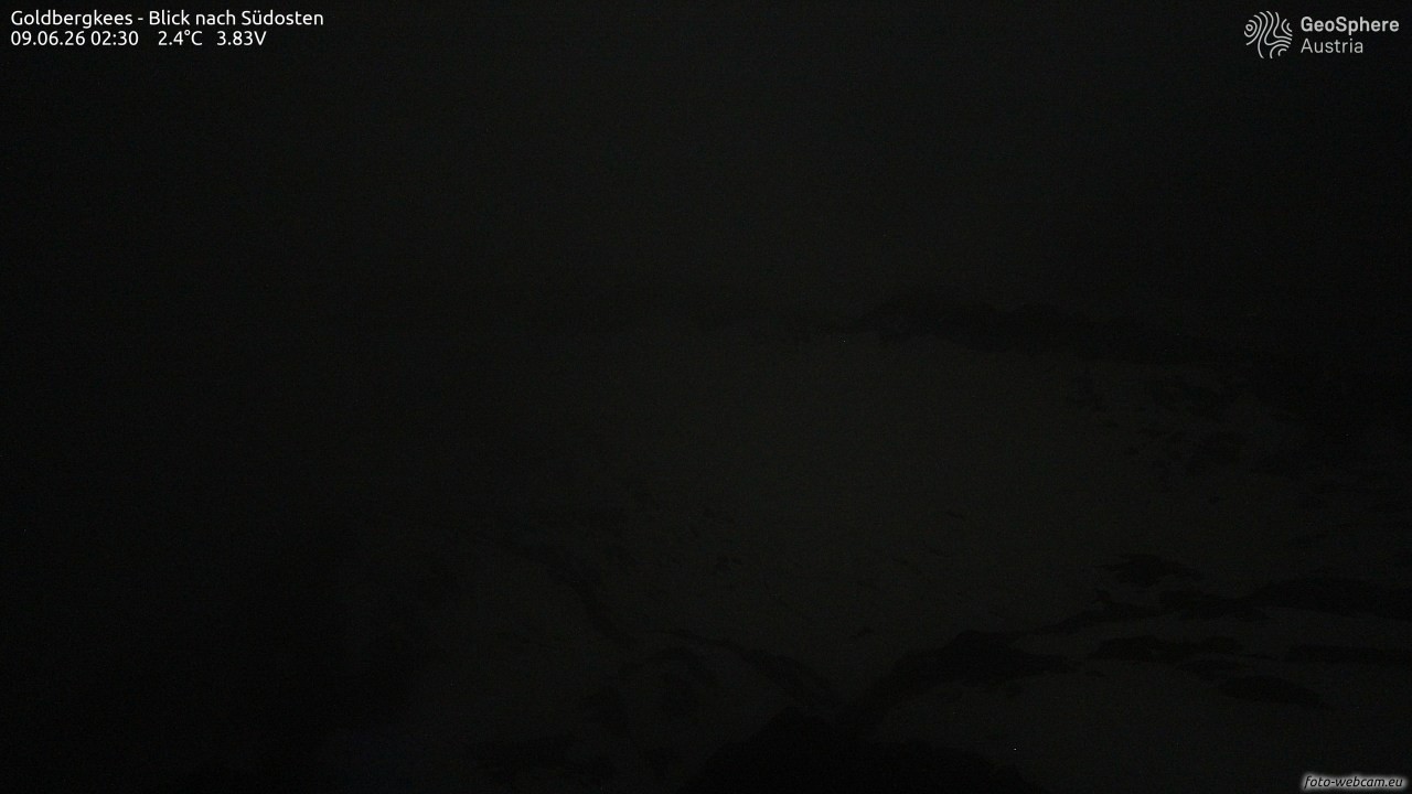 Archiv Foto Webcam Goldbergkees - Südost