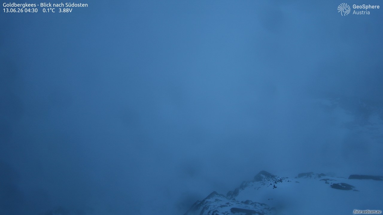 Archiv Foto Webcam Goldbergkees - Südost