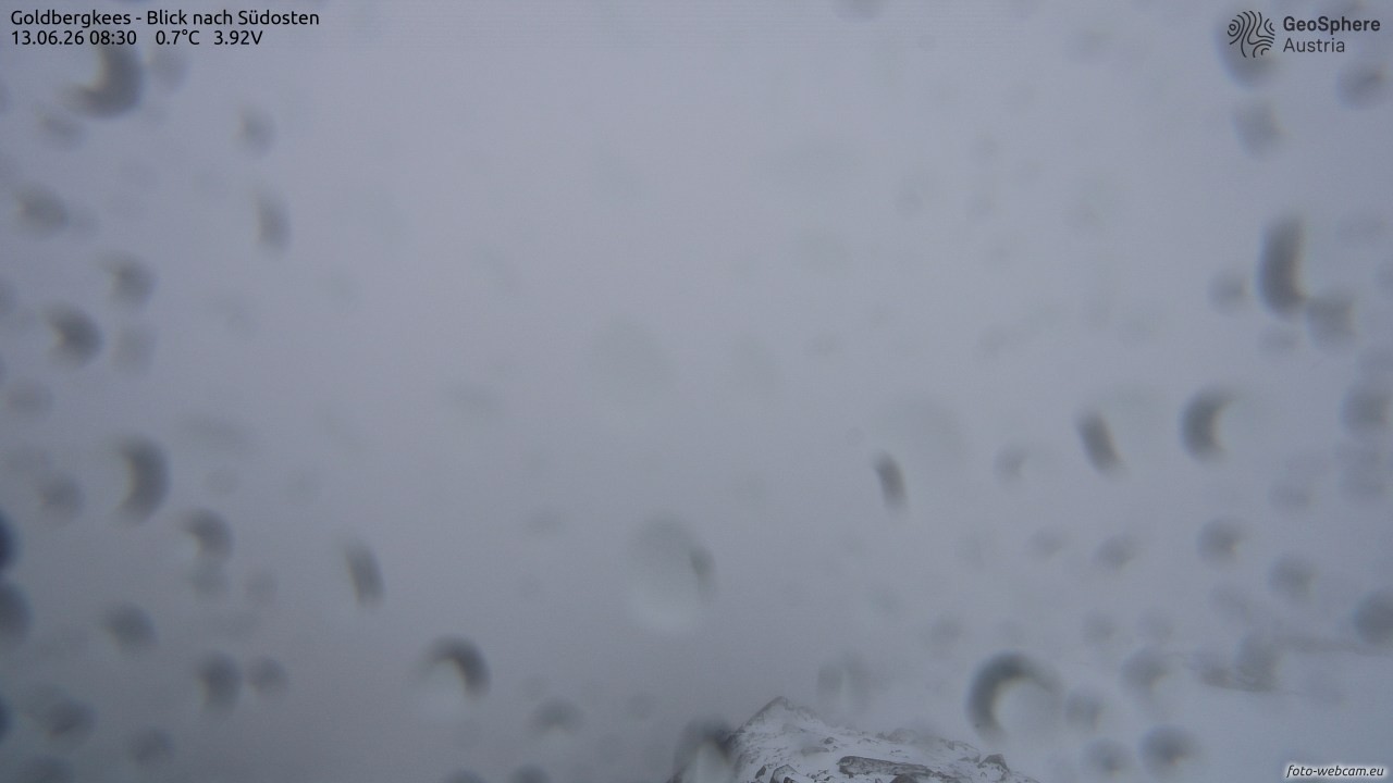Archiv Foto Webcam Goldbergkees - Südost