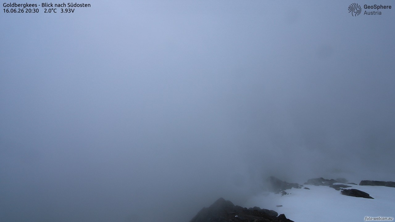 Archiv Foto Webcam Goldbergkees - Südost