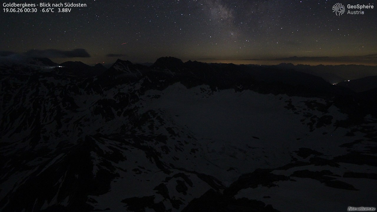 Archiv Foto Webcam Goldbergkees - Südost