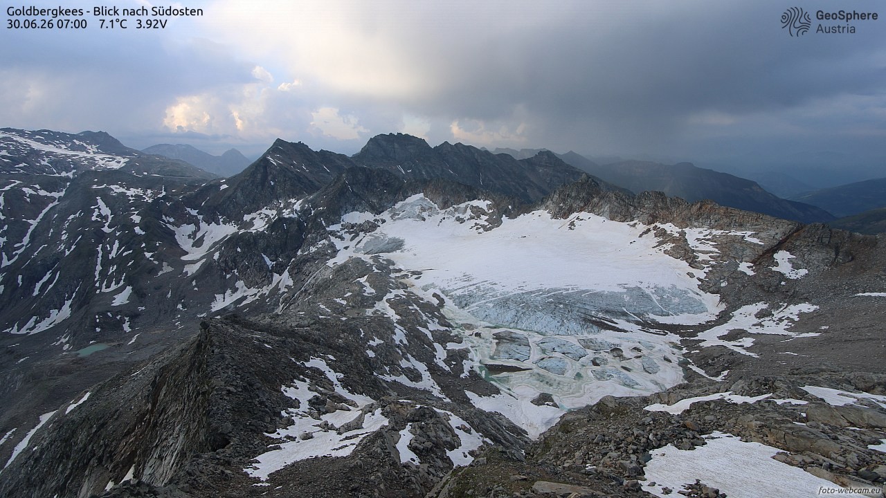 Archiv Foto Webcam Goldbergkees - Südost