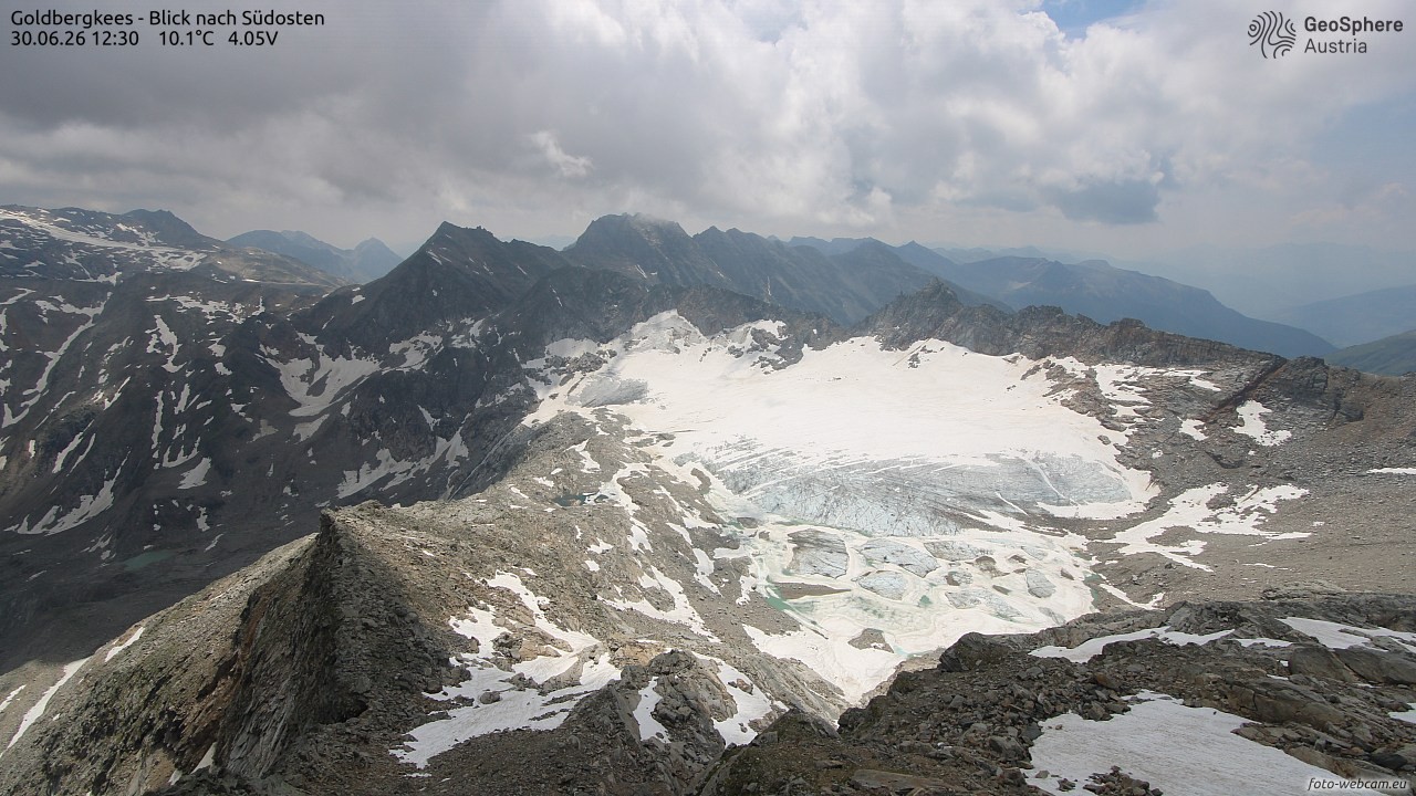 Archiv Foto Webcam Goldbergkees - Südost