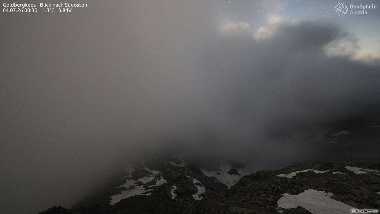 Archiv Foto Webcam Goldbergkees - Südost
