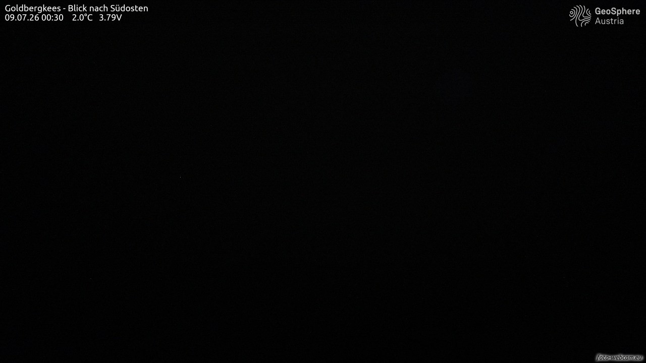 Archiv Foto Webcam Goldbergkees - Südost