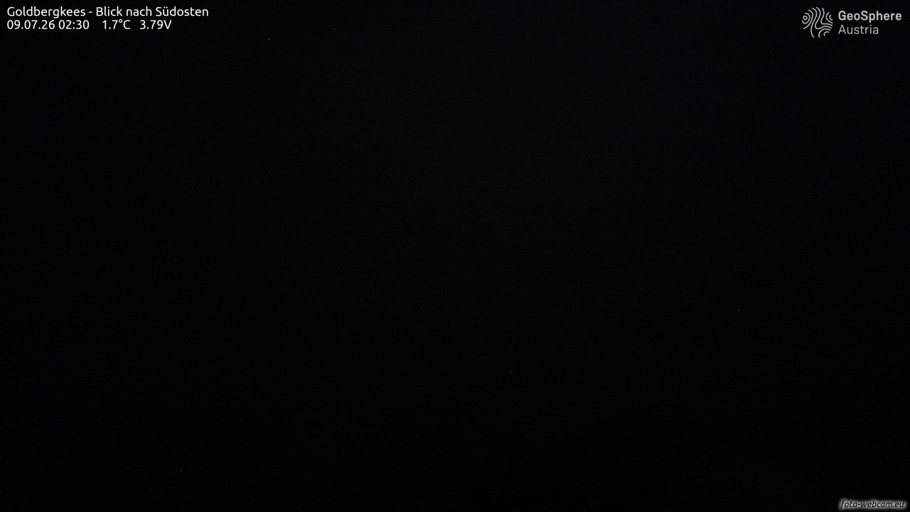 Archiv Foto Webcam Goldbergkees - Südost