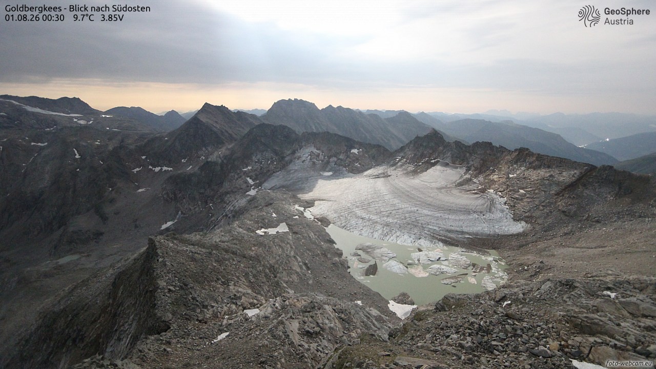 Archiv Foto Webcam Goldbergkees - Südost