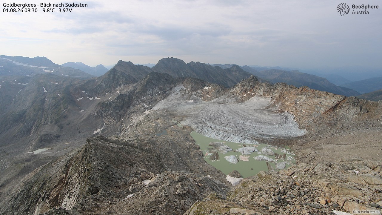 Archiv Foto Webcam Goldbergkees - Südost