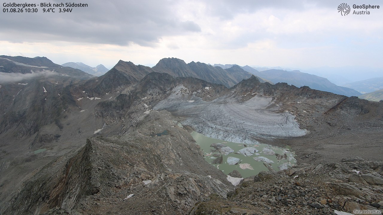 Archiv Foto Webcam Goldbergkees - Südost