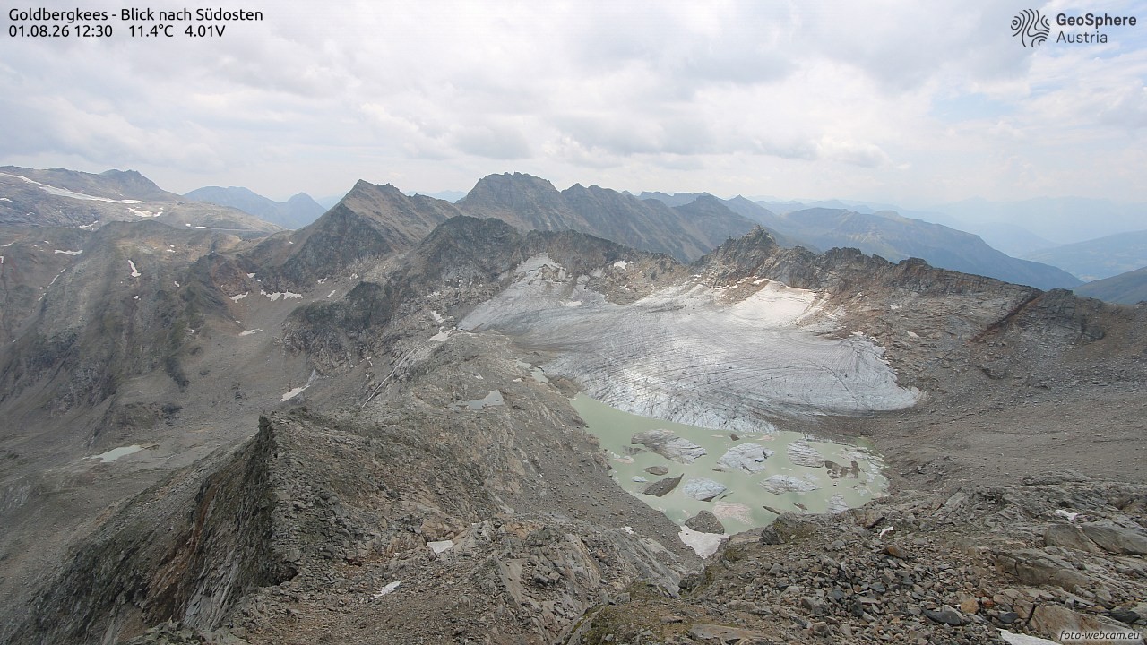 Archiv Foto Webcam Goldbergkees - Südost