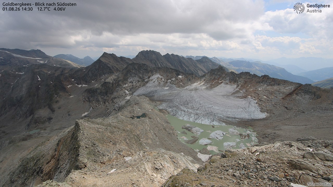 Archiv Foto Webcam Goldbergkees - Südost