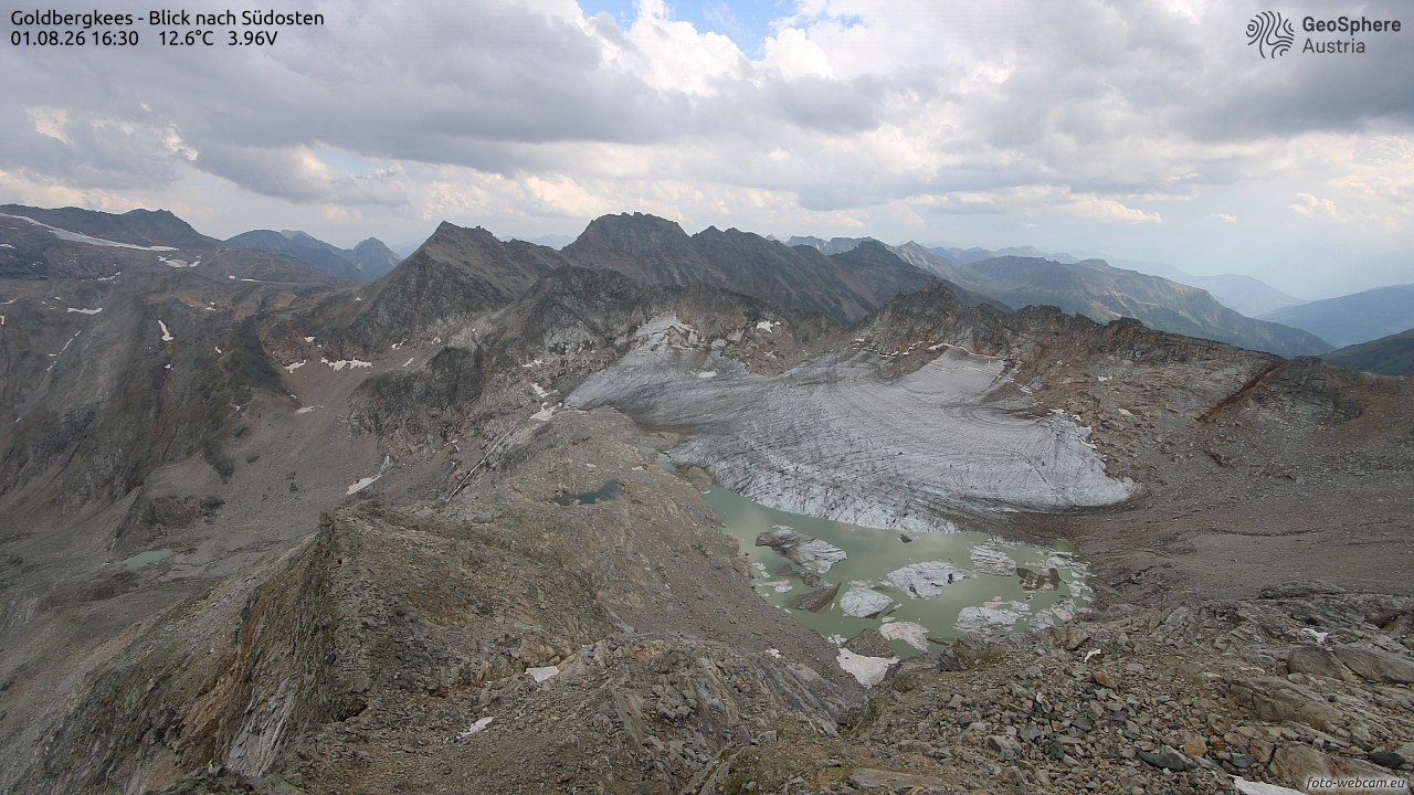 Archiv Foto Webcam Goldbergkees - Südost