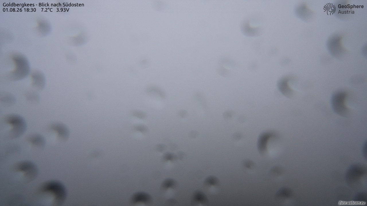 Archived image Webcam Goldbergkees - Southeast