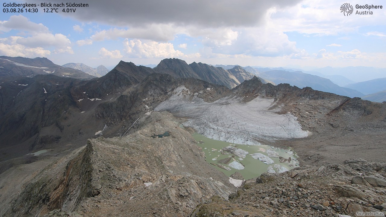 Archiv Foto Webcam Goldbergkees - Südost