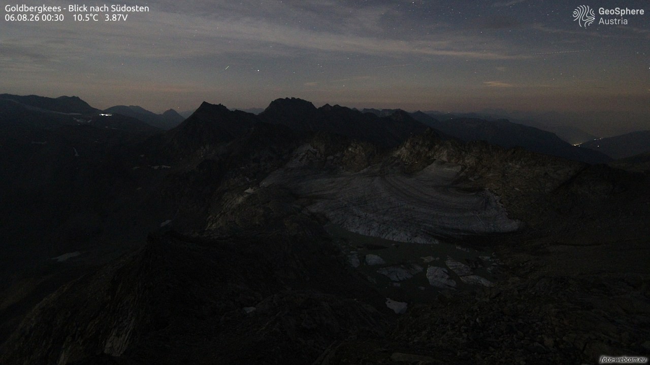 Archiv Foto Webcam Goldbergkees - Südost