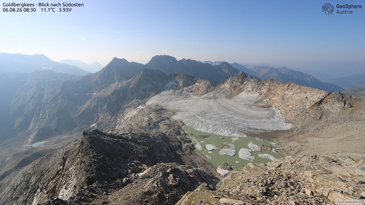 Archiv Foto Webcam Goldbergkees - Südost