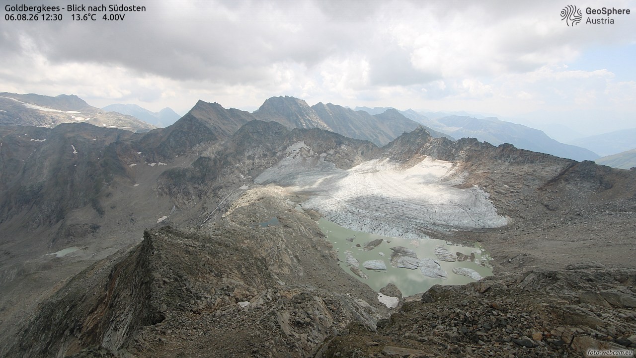 Archiv Foto Webcam Goldbergkees - Südost