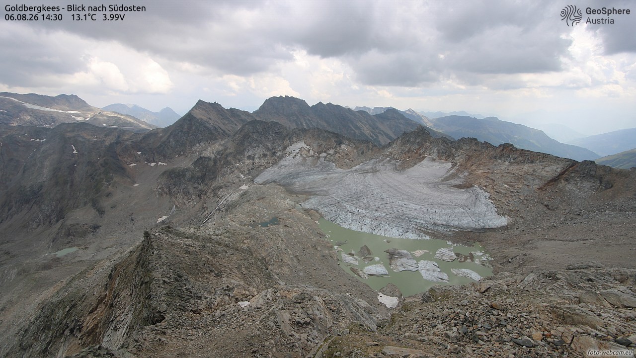 Archiv Foto Webcam Goldbergkees - Südost