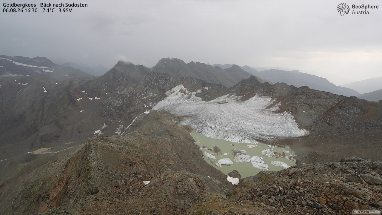 Archiv Foto Webcam Goldbergkees - Südost