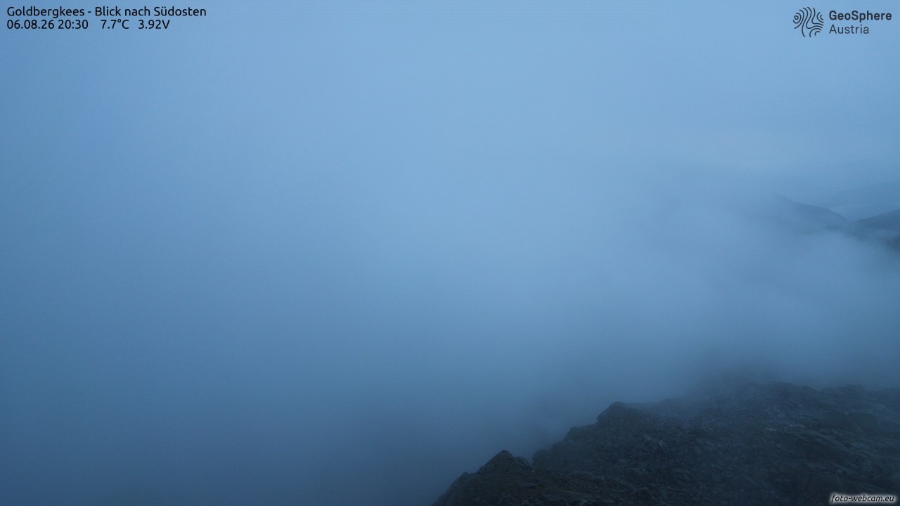 Archiv Foto Webcam Goldbergkees - Südost