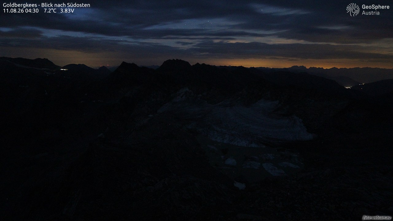 Archiv Foto Webcam Goldbergkees - Südost