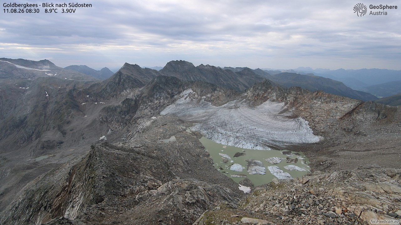 Archiv Foto Webcam Goldbergkees - Südost