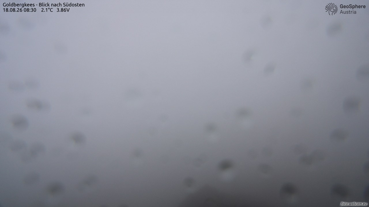 Archiv Foto Webcam Goldbergkees - Südost