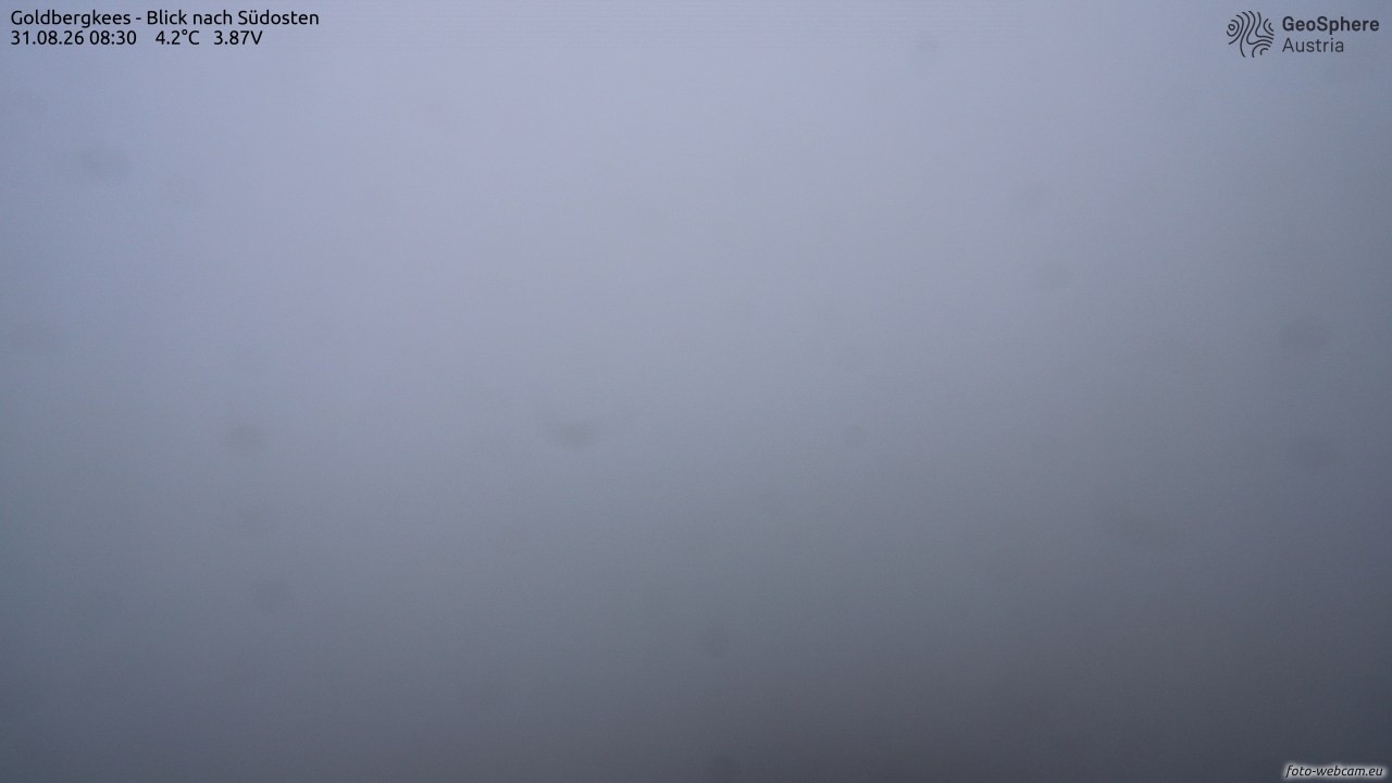 Archiv Foto Webcam Goldbergkees - Südost