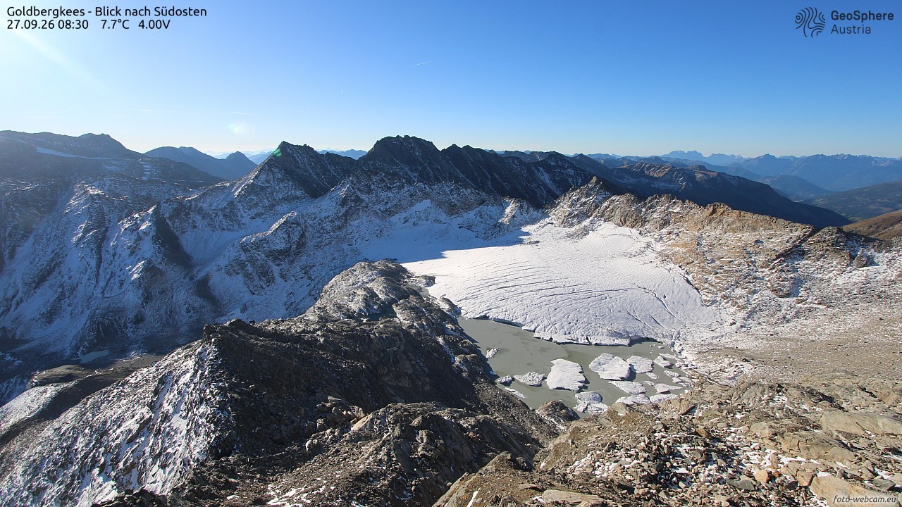 Archiv Foto Webcam Goldbergkees - Südost