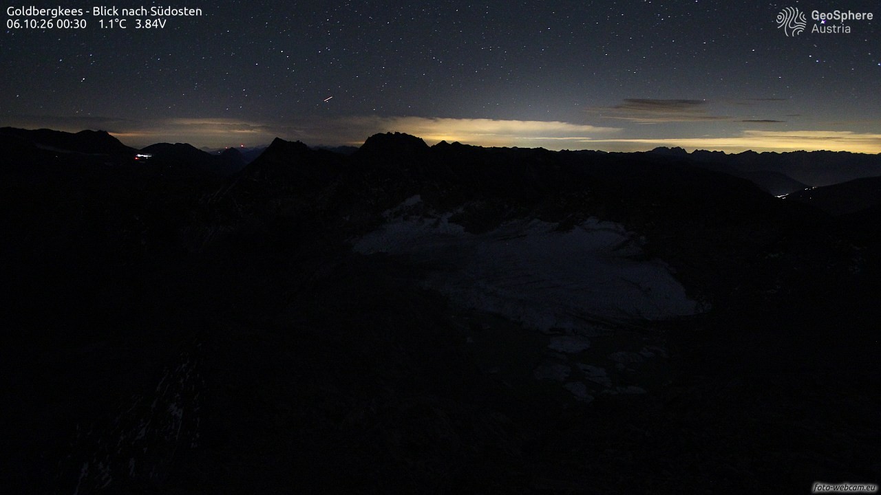 Archiv Foto Webcam Goldbergkees - Südost