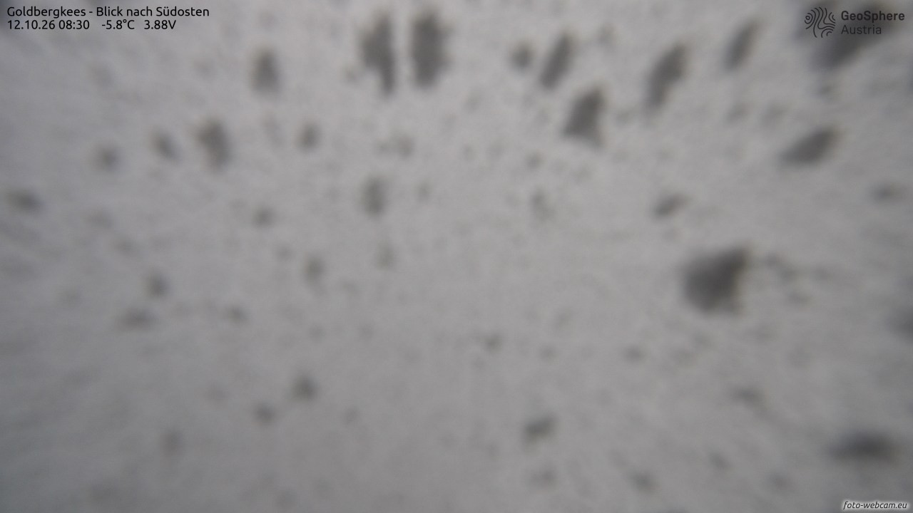 Archived image Webcam Goldbergkees - Southeast