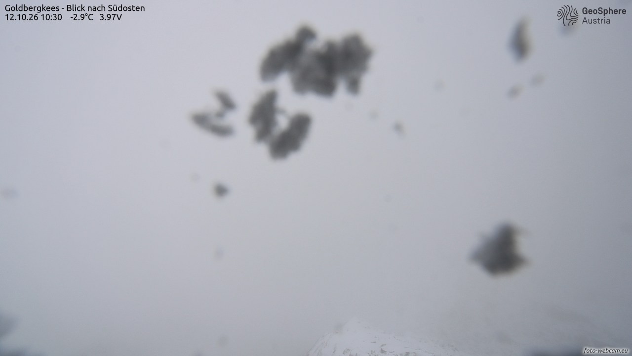Archiv Foto Webcam Goldbergkees - Südost