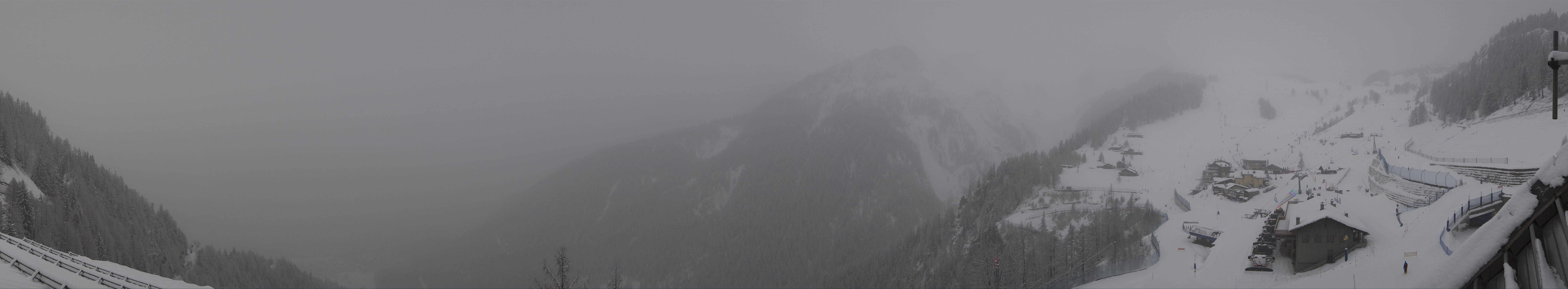 Archiv Foto Webcam Checrouit Panoramablick, Courmayeur