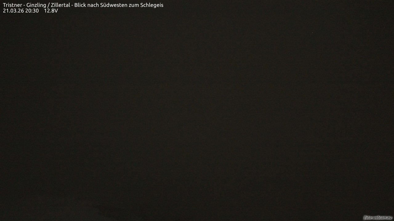 Archived image Webcam Tristner/ Zillertal - View to Grinberg