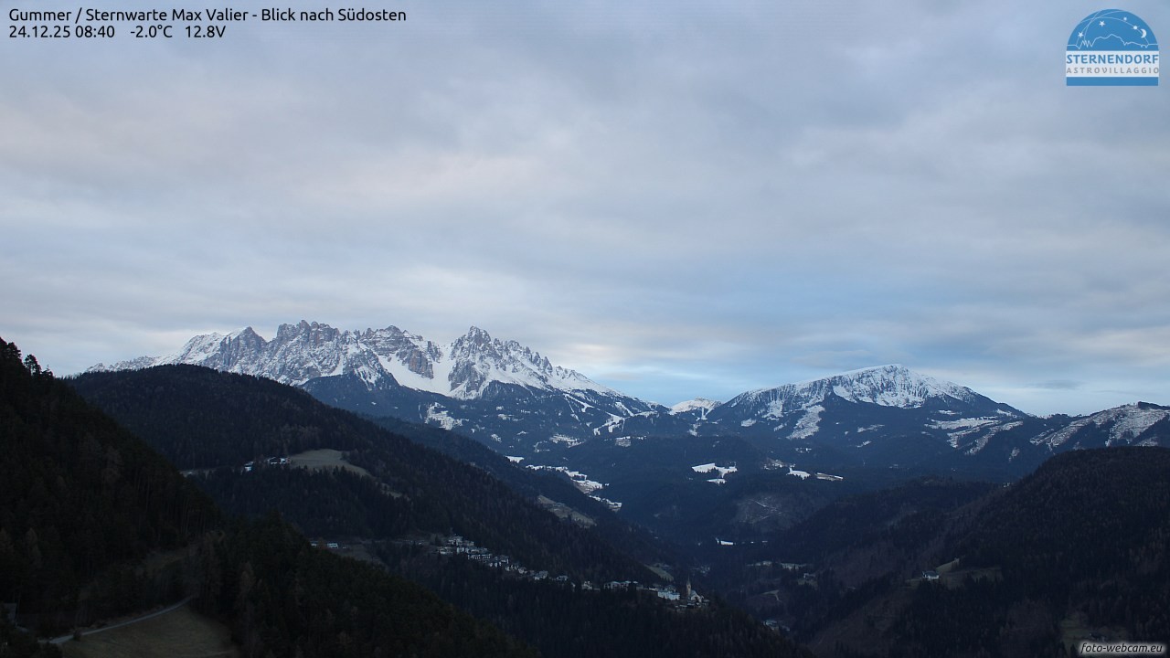 Archiv Foto Webcam Gummer - Sternwarte Max Valier