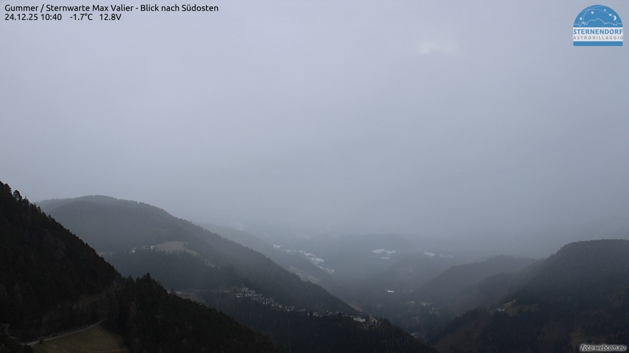 Archiv Foto Webcam Gummer - Sternwarte Max Valier