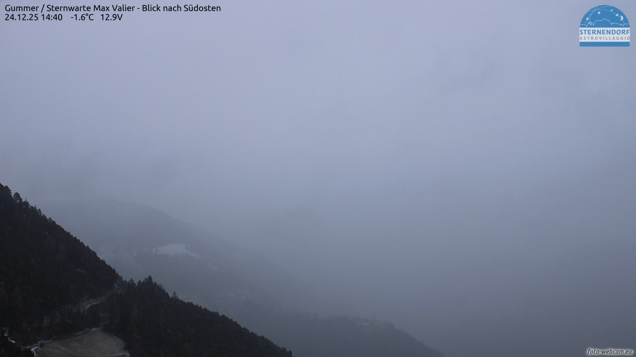 Archiv Foto Webcam Gummer - Sternwarte Max Valier