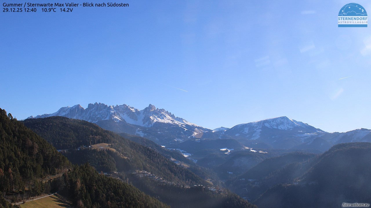 Archiv Foto Webcam Gummer - Sternwarte Max Valier