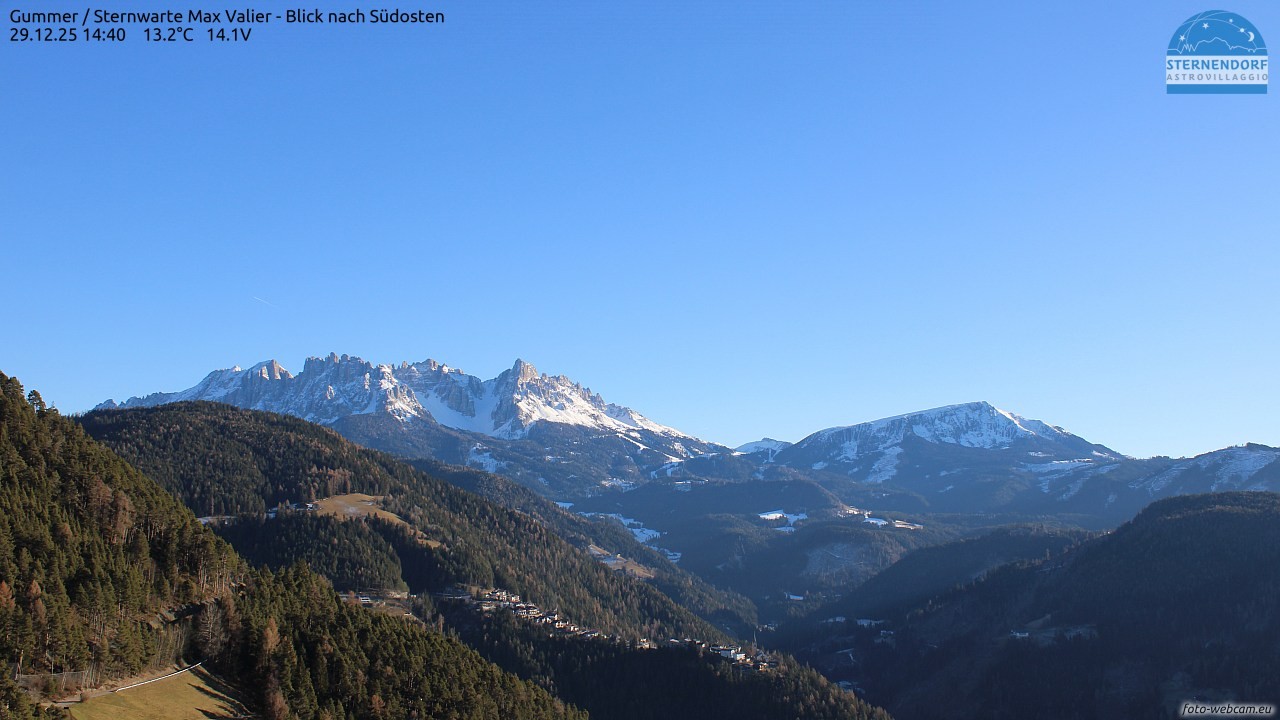 Archiv Foto Webcam Gummer - Sternwarte Max Valier