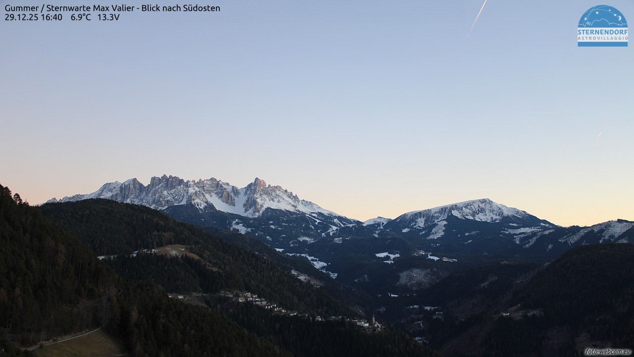Archiv Foto Webcam Gummer - Sternwarte Max Valier